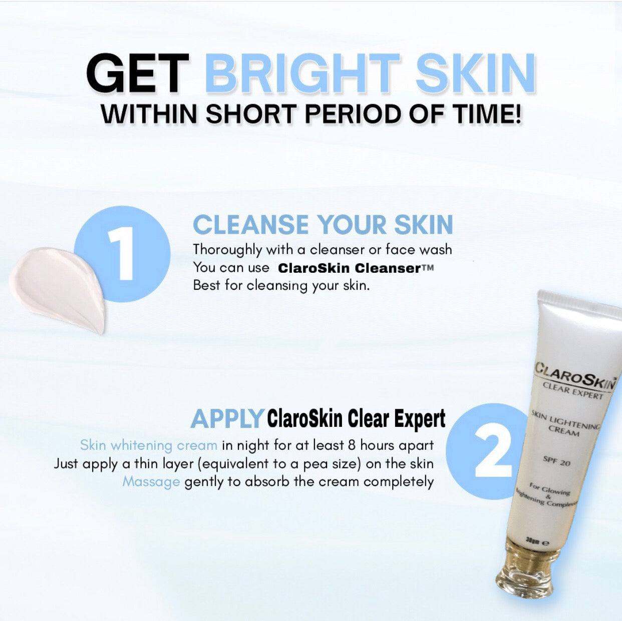 ClaroSkin Clear Expert  Lightening Cream™️ 30g